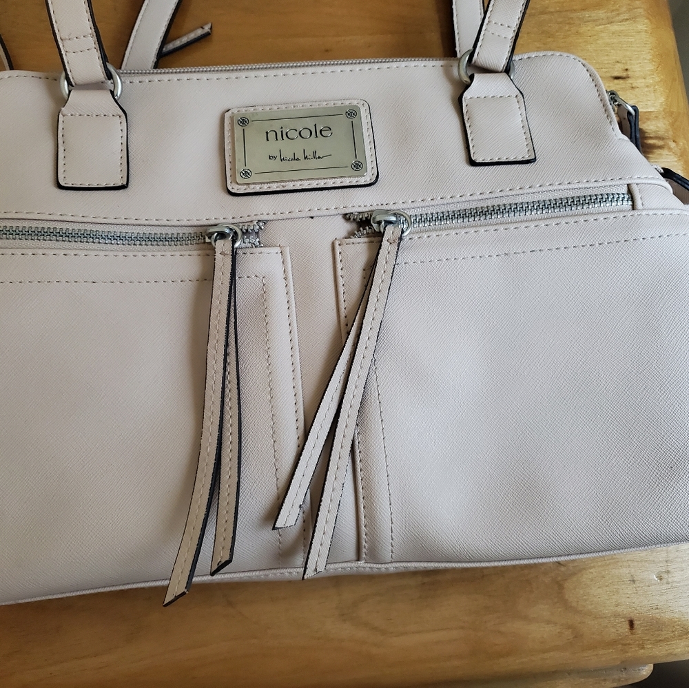 Nicole Miller Rose Gold Bag